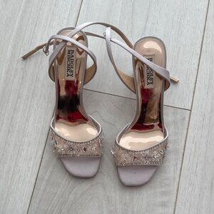 Badgley Mischka Lavender Embellished Heels